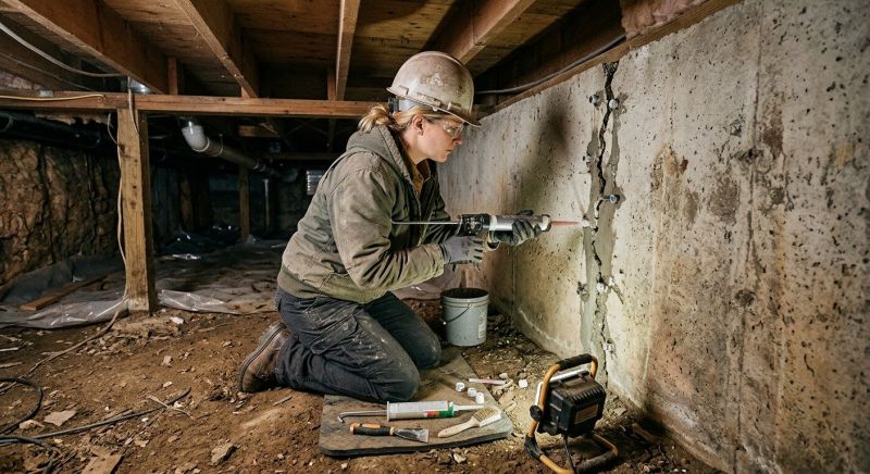 Basement Foundation Repair in Clover, SC