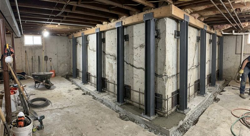 Basement Stabilization in York, SC