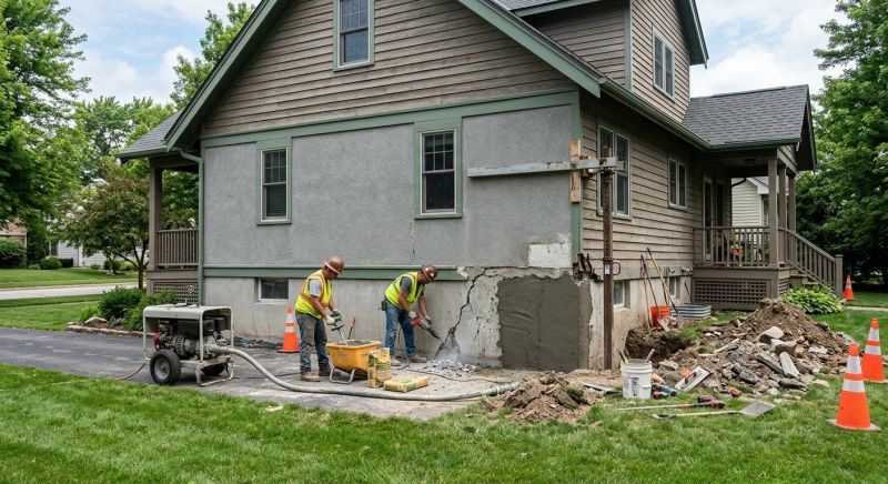 Building Foundation Repair in Bessemer City, NC