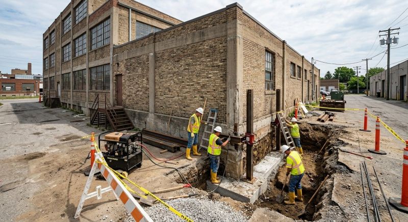 Building Foundation Repair in Mount Holly, NC