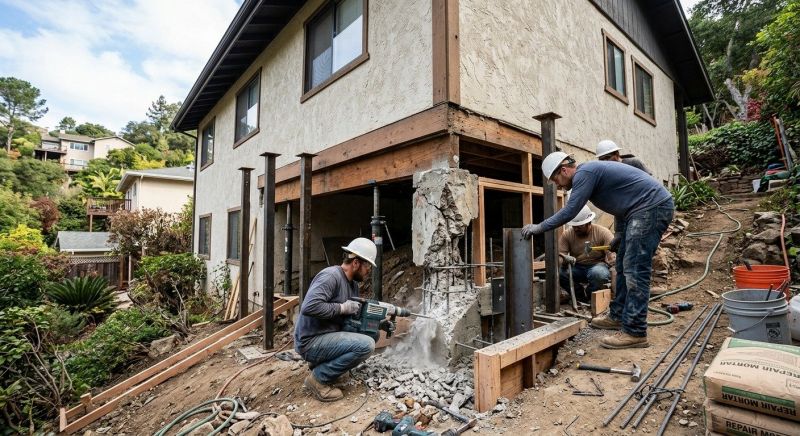Concrete Foundation Repair in Chester, SC