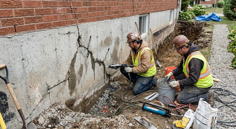 Cracked Foundation Repair in Chester, SC