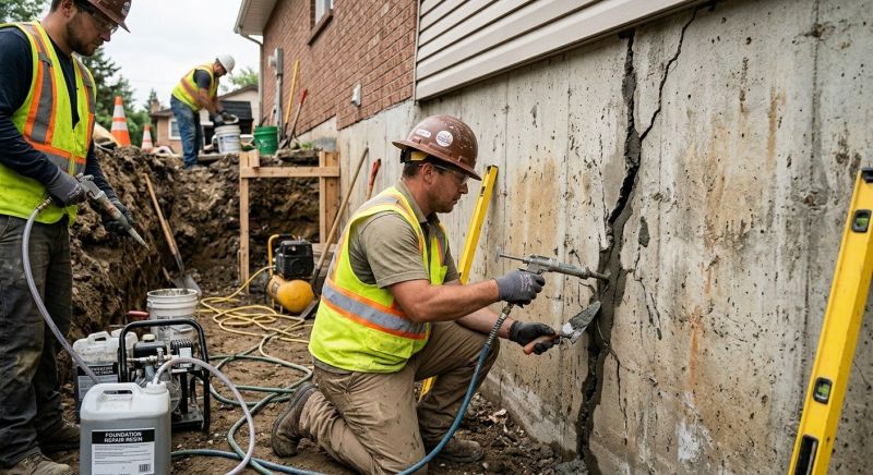 Cracked Foundation Repair in Kings Mountain, NC