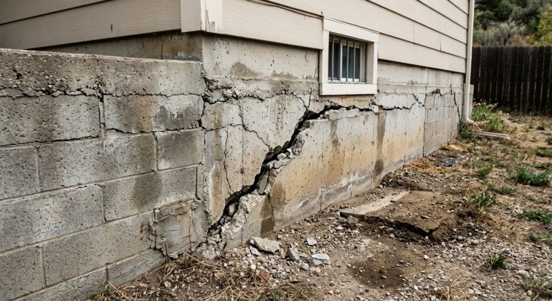 Cracked Foundation Repair in Kings Mountain, NC