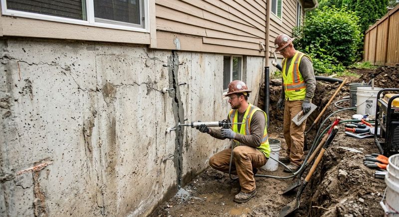 Cracked Foundation Repair in York County, SC