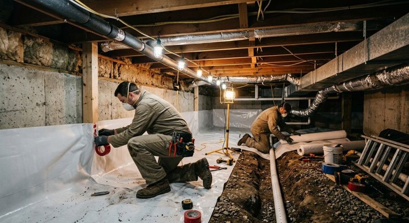 Crawl Space Leveling in York, SC