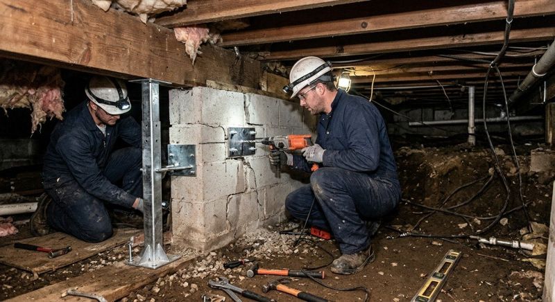 Crawlspace Foundation Repair in Mount Holly, NC