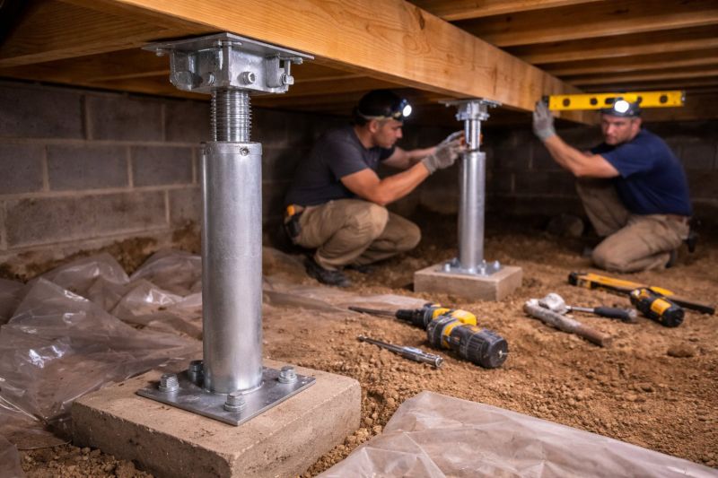 Crawlspace Structural Repair in York, SC