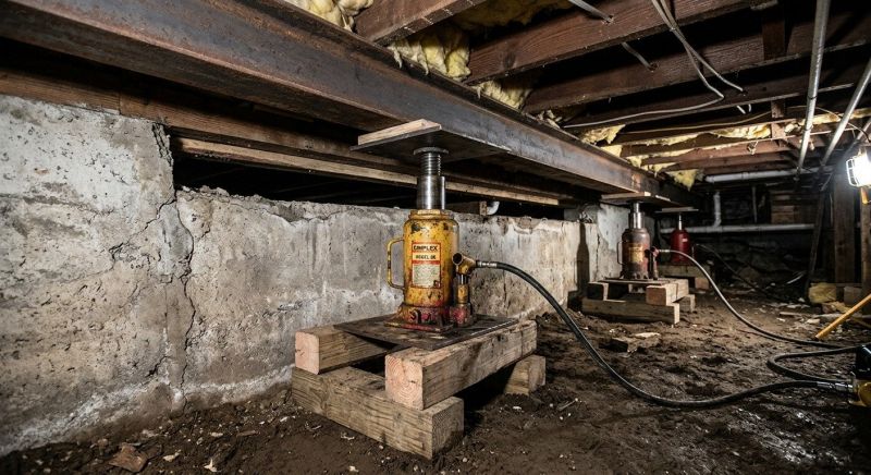 Foundation Jacking in Clover, SC