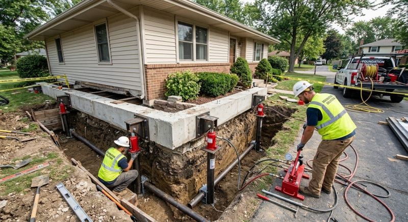 Foundation Jacking in Dallas, NC