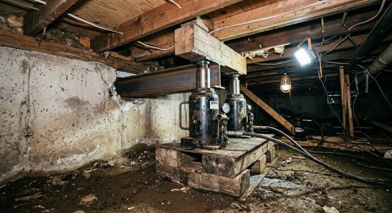 Foundation Jacking in Dallas, NC
