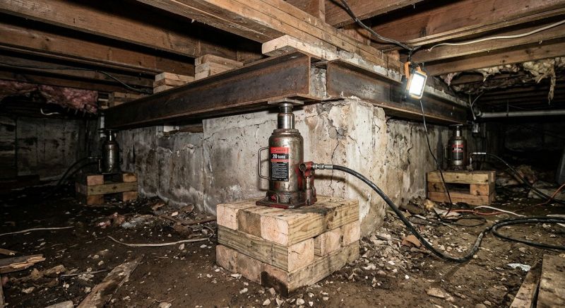 Foundation Jacking in Edgemoor, SC