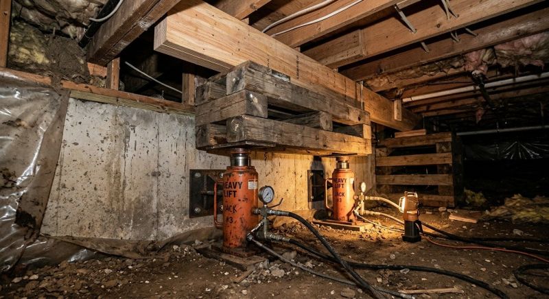 Foundation Jacking in Gastonia, NC