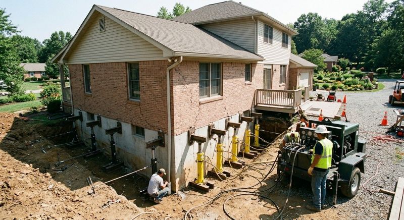 Foundation Jacking in York, SC