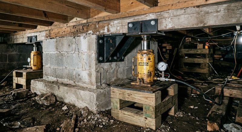 Foundation Jacking in York County, SC