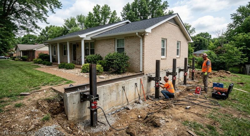 Foundation Pier Leveling in York, SC
