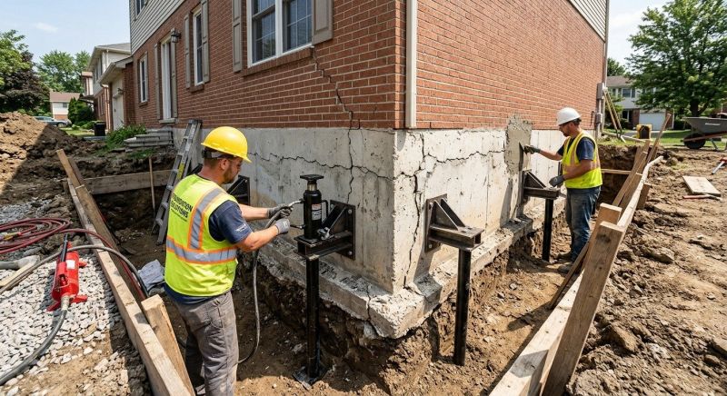 Foundation Pier Repair in York, SC