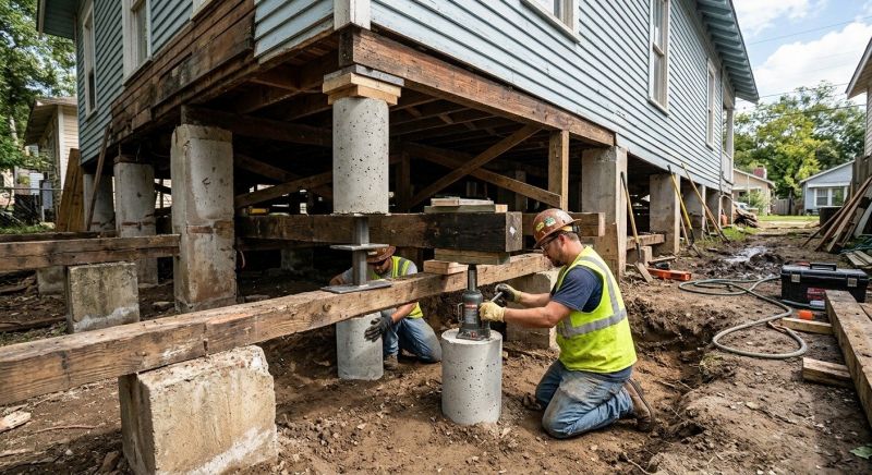 Foundation Pier Repair in York, SC