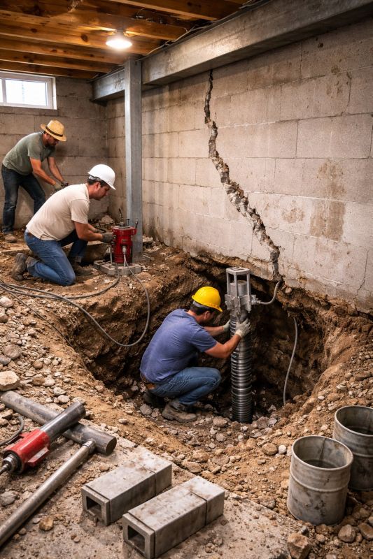 Foundation Structural Repair in Dallas, NC