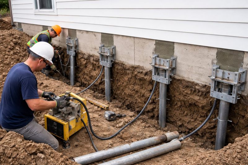 Helical Piers Installation in York, SC