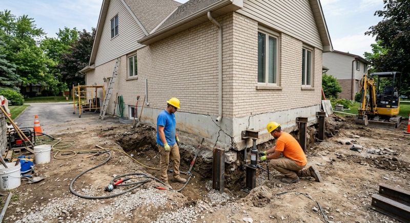 Helical Piers Installation in York, SC