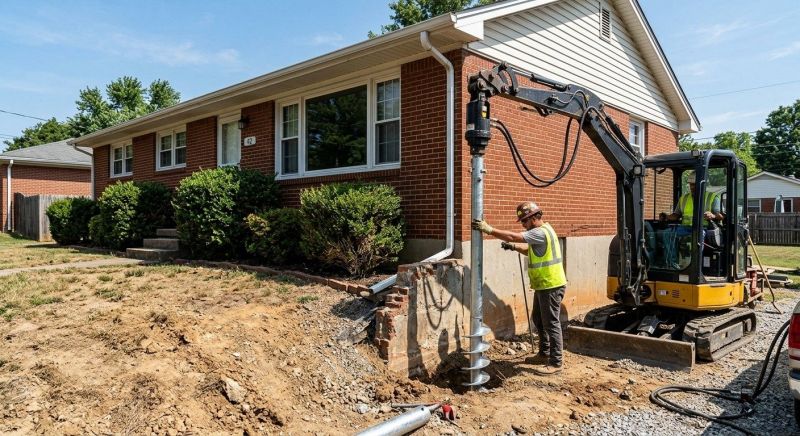 Helical Pile Installation in York, SC