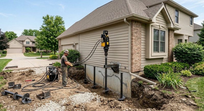 Helical Pile Installation in York, SC