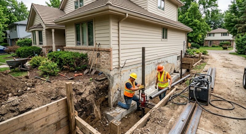 House Foundation Repair in Clover, SC