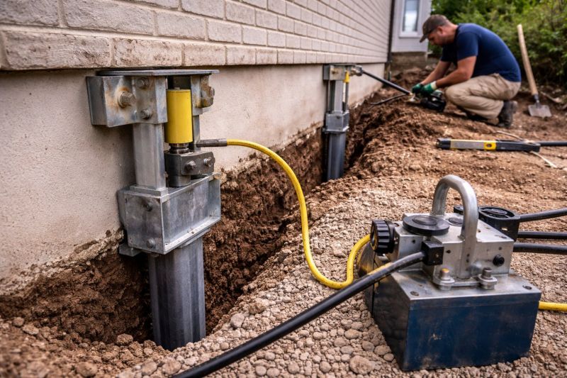 Sinking Foundation Repair in Belmont, NC