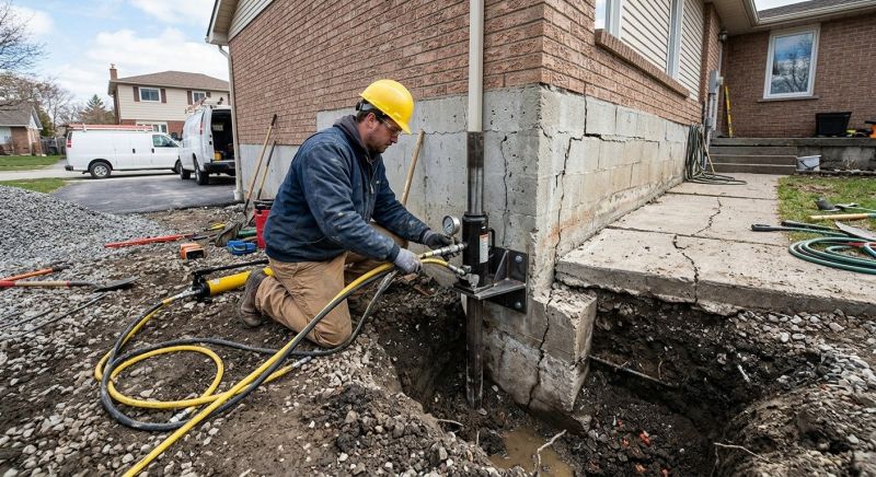 Sinking Foundation Repair in Chester, SC