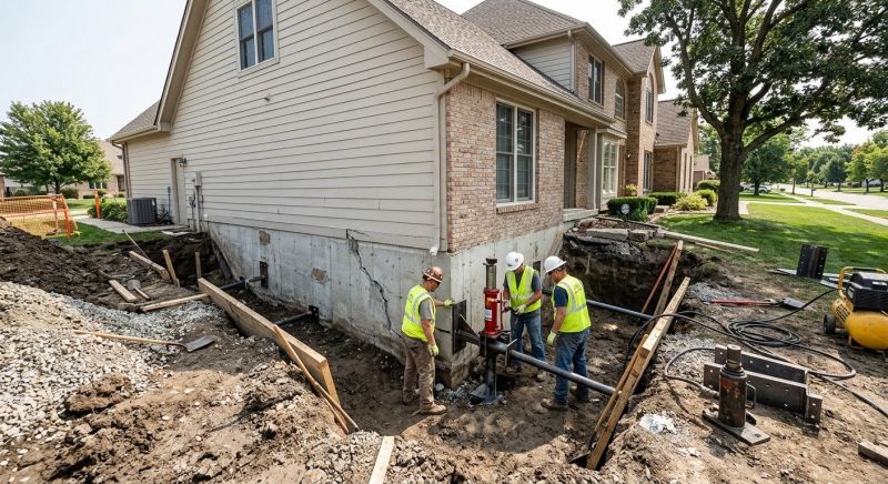 Sinking Foundation Repair in Fort Mill, SC