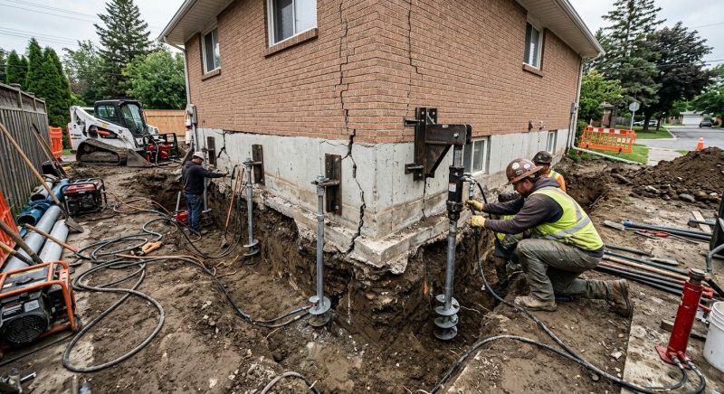 Sinking Foundation Repair in York, SC
