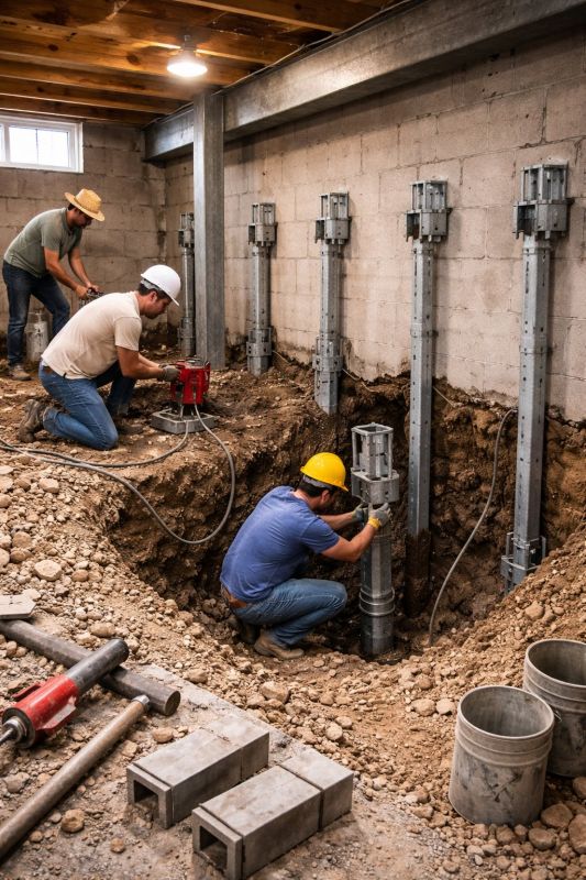 Structural Underpinning in York, SC