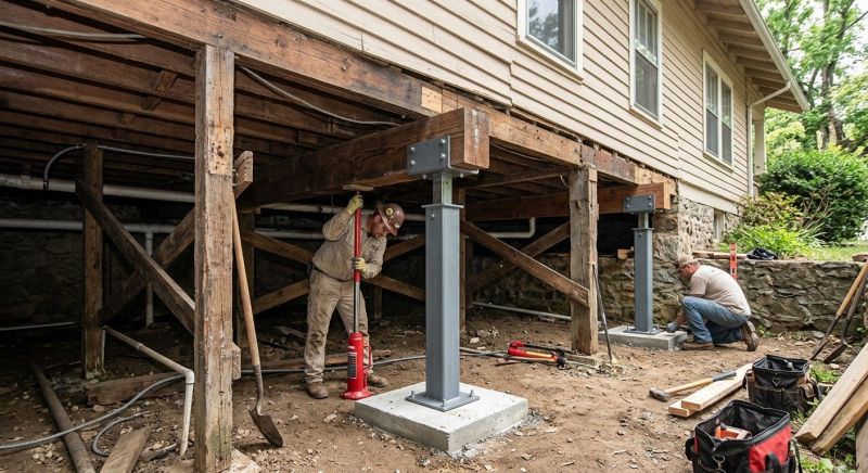 Structural Underpinning in York, SC